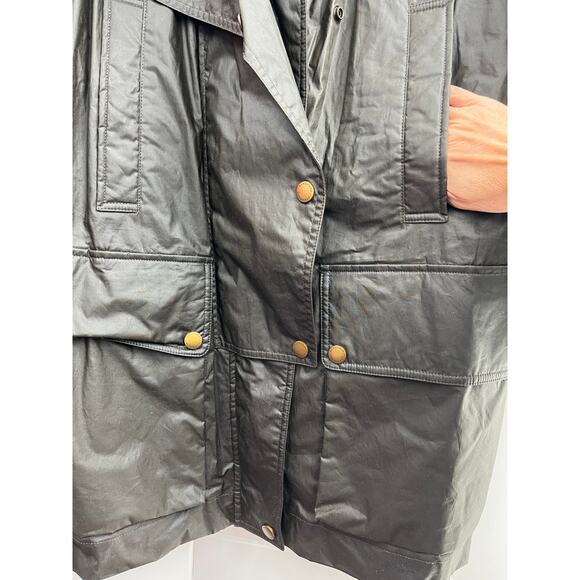 $1,395 Burberry Calver Hall Coat Dark Olive Coat w/ Black Puffy Jacket 8 US NWT - Picture 15 of 16